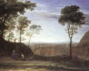 克劳德 洛朗 : Landscape with Noli Me Tangere Scene